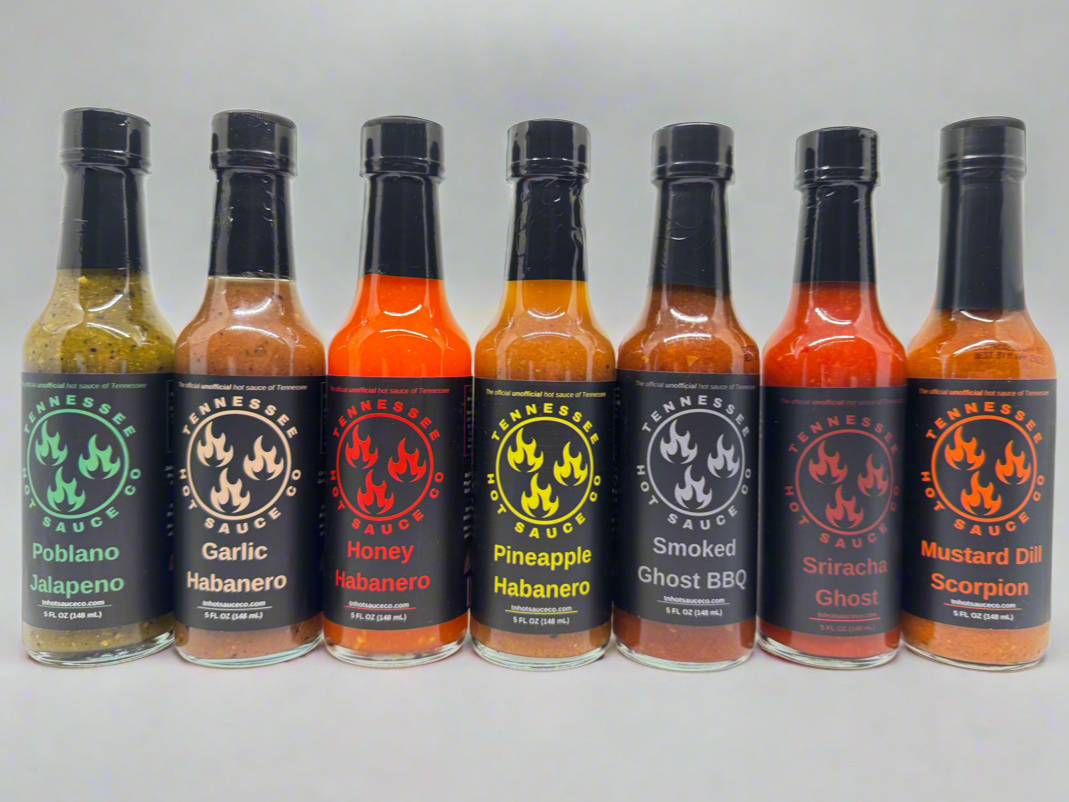 The Collection** Entire Lineup of Hot Sauces – Tennessee Hot