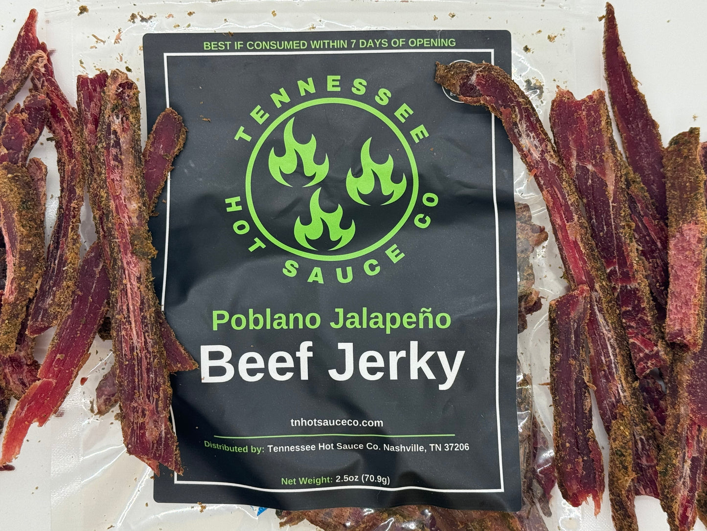 Beef Jerky - Poblano Jalapeno