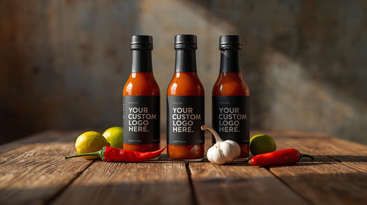 Custom private label 3oz Hot sauce of choice