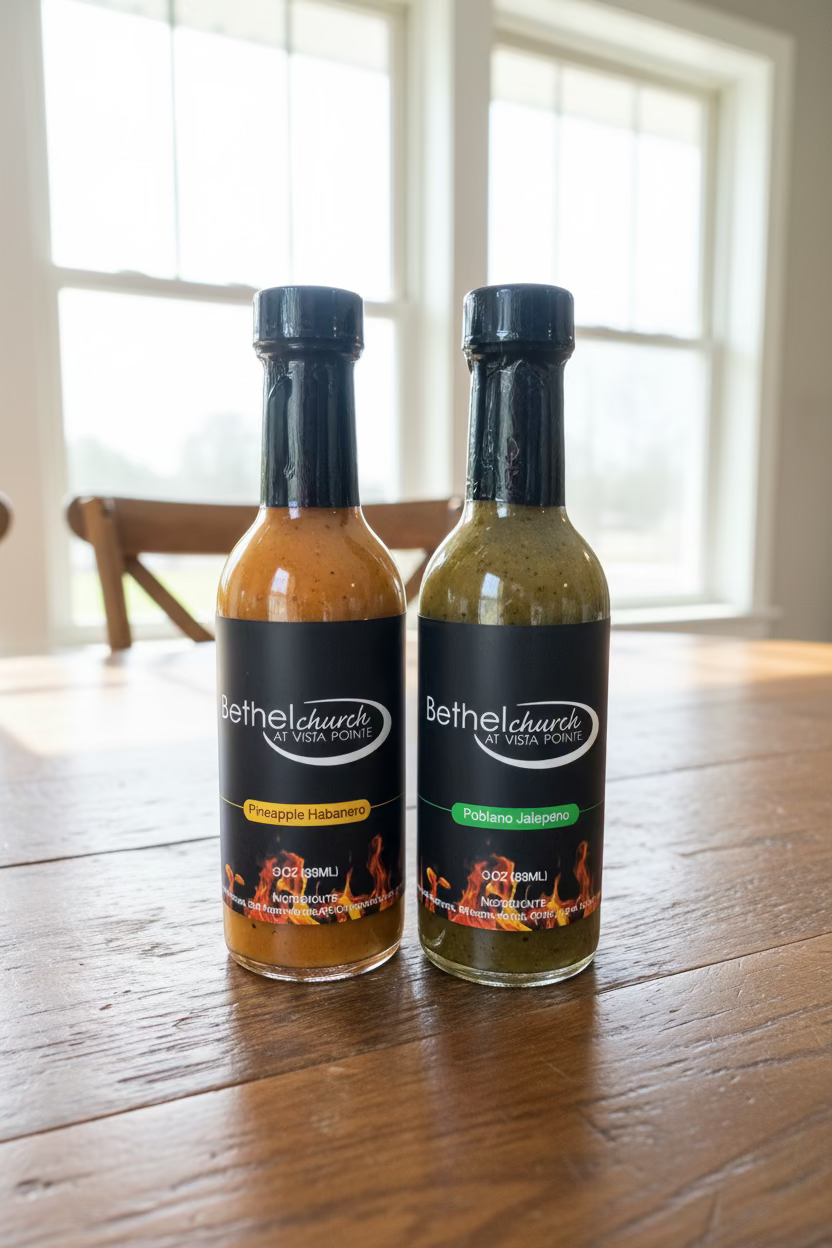 Custom private label 3oz Hot sauce of choice