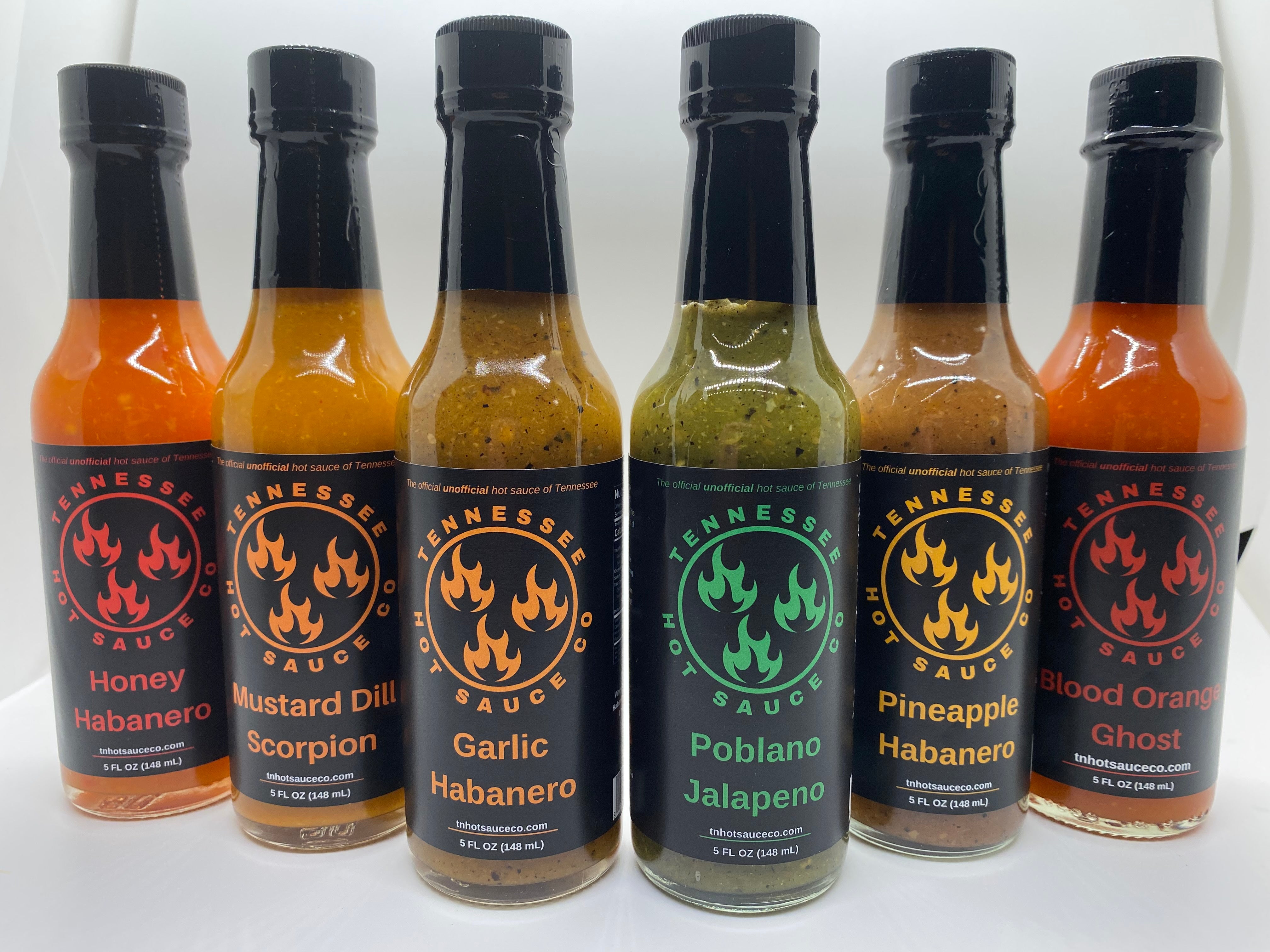 **The Collection** Entire Lineup of Sauces Tennessee Hot Sauce Co