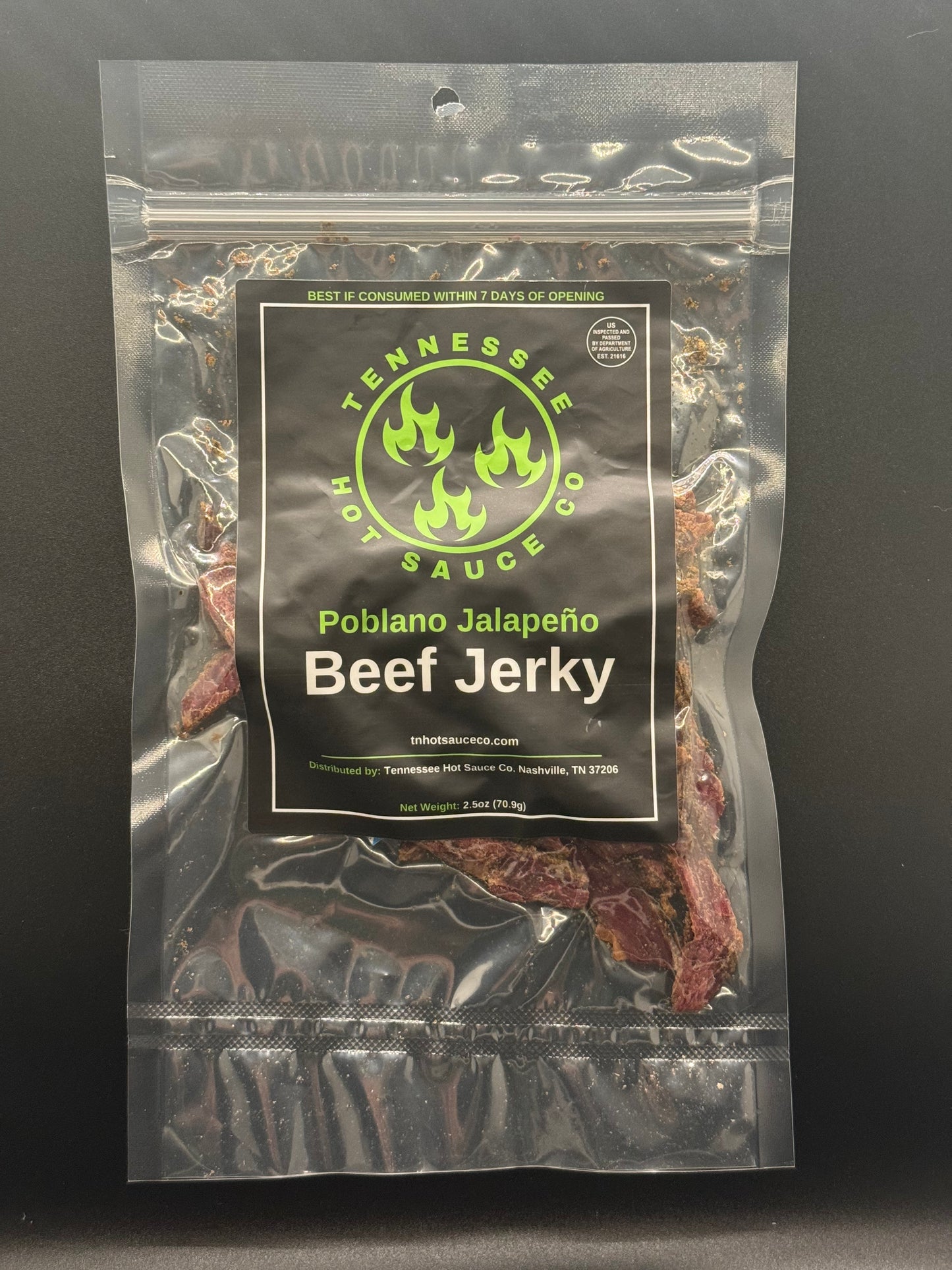 Beef Jerky - Poblano Jalapeno