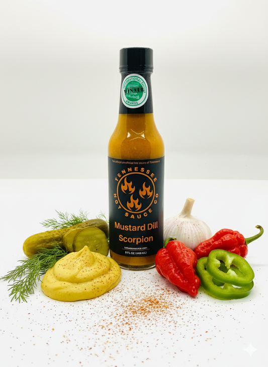 *Award Winning Mustard Dill Scorpion Hot Sauce