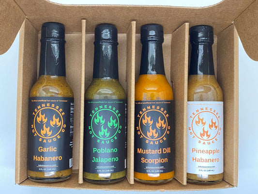 4 Bottle Hot Sauce Subscription - Twice Yearly Delivery